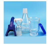 Aparato de vacío 2000 ml con tubo goma y filtro solvente núcleo arena vidrio 2 l Equipamiento de laboratorio