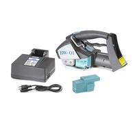 Aparato flejador con batería para cintas de PP y PET semiautomático, profesional