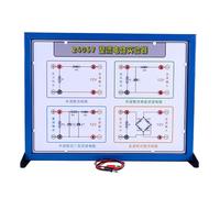 Aparato rectificador de puente con filtro de condensador para laboratorio de ciencias, probador de circuito rectificador con filtro de condensador integrado