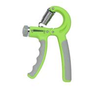 Aparatos de fuerza de prensión, En forma de R, ajustable, contable, ejercicio mano, fortalecedor, pinza, resorte, pellizco dedo, expansor carpiano(Light green)
