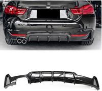 APARC Coche Difusor Parachoques Trasero para BMW 4 Series F32 F33 F36 2 Door Convertible Coupe 2014-2020, Chasis Difusor Divisor Alerón Anti Choque Modificación Accesorios