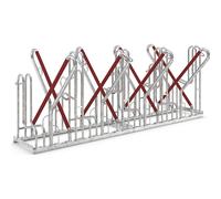 Aparcadero para apoyar bicicletas WSM, modelo 4500 XBF, por ambos lados