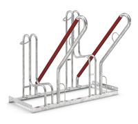 Aparcadero para apoyar bicicletas WSM, modelo 4500 XBF, por un lado