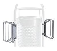 Aparcamiento de bicicletas, galvanizado al fuego VAR, para colector de residuos