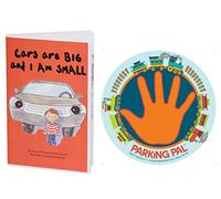 Aparcamiento Pal Car imán y libro de seguridad infantil Combo Pack, Train