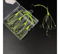 Aparejo de pesca en línea para pesca eficaz de carpas, pasadores desmontables y diseño impermeable para atrapar varios peces en lagos y ríos (12#)