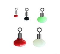 Aparejos de pesca para correr con cuentas deslizantes con cremallera y aparejos de línea de clip de polea giratoria que ofrecen puntos de fijación fiables para flotadores y aparejos (10 piezas de 3 x