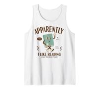 Aparentemente, me Gusta Leer Lector Camiseta sin Mangas