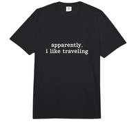 Aparentemente me Gusta Viajar Viajero Entusiasta de los Viajes Comfort Colors Adult Heavyweight T-Shirt
