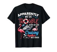 Aparentemente, Somos un Problema Cuando navegamos Juntos Divertido Camiseta