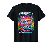 Aparentemente, Somos un Problema Cuando navegamos Juntos Divertido Camiseta