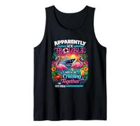 Aparentemente, Somos un Problema Cuando navegamos Juntos Divertido Camiseta sin Mangas