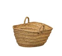 Aparici Capazo de esparto ovalado, leñero, cesto para la leña o decoración. Cesto para leña, Leñera, cesta para eventos. Cesta para flores (7109-5 Extra Grande: 5 vueltas)