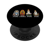 Apariciones Marianas Católicas Nuestra Señora PopSockets PopGrip Adhesivo