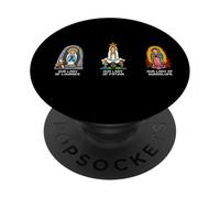 Apariciones Marianas Católicas Nuestra Señora PopSockets PopGrip Adhesivo