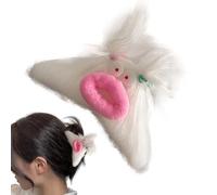 Apariencia Pinzas para el Cabello Más Ligeras - Alicates Lindos Para Lavar La Cara | Accesorios De Peinado De, Pinzas Traseras De Felpa Extrañas, Solución Práctica Y Cómoda Para