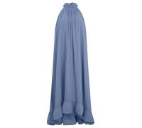 Apart Elegante Vestido de Gasa con Volante