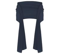 APART Fashion Bufanda de gasa, azul oscuro, Regular