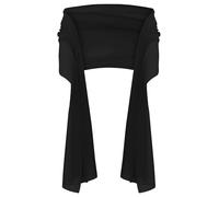 APART Fashion Bufanda de gasa, Negro, Regular