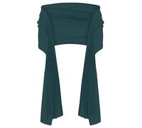 APART Fashion Bufanda de gasa, verde oscuro, Regular