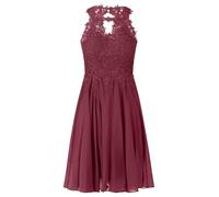APART Fashion Cocktailkleid Vestido de cóctel, Granate, 40 Corto Mujeres