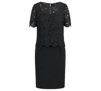 APART Fashion Etuikleid mit Spitzenjäckchen Vestido de cóctel, Negro, 38 Mujeres