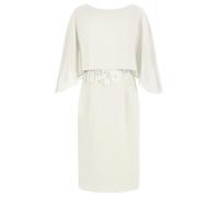 APART Fashion Kleid mit Chiffoncape Vestido de cóctel, Beige, 42 Mujeres