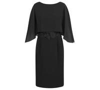 APART Fashion Kleid mit Chiffoncape Vestido de cóctel, Negro, 38 Mujeres