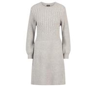 APART Fashion Strickkleid Vestido de cóctel, Gris Jaspeado, 42 Mujeres