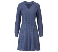 APART Fashion Vestido de Punto, Azul Medio., 42
