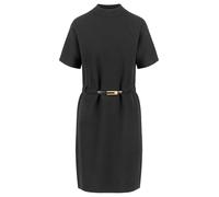 APART Fashion Vestido de Punto con cinturón, Negro, 46
