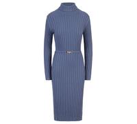 APART Fashion Vestido Midi de Punto, Azul Medio., 42