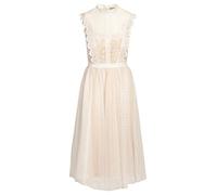 ApartFashion Apart-Vestido de cóctel de Encaje y Tul ocasión Especial, Blanco, S para Mujer