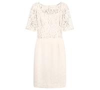 ApartFashion Vestido de Encaje 2 en 1, Crema, 48 para Mujer