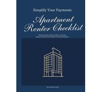 Apartment Renter Bill Payment Checklist: The Complete Bill Payment Checklist and Monthly Expense Tracker | 120 Pages