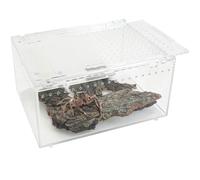 Apatal Caja de tarántula acrílica, sin montaje, terrario de reptiles, 8 x 6 x 4 pulgadas, jaula transparente transparente, arañas saltarinas, tanque de cría de hábitat para lagarto, escorpión,