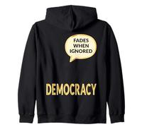 Apatía Política Democracia Sudadera con Capucha