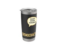 Apatía Política Democracia Vaso térmico de acero inoxidable de doble pared