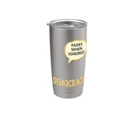 Apatía Política Democracia Vaso térmico de acero inoxidable de doble pared