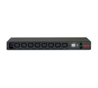 APC AP7821B Unidad de Distribución de Energía (PDU) con Display para Rack 19" 0U/1U con 8 salidas AC