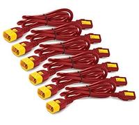 Apc ap8706s-wwx340 cable de transmisión rojo 1,83 m c13 acoplador c14