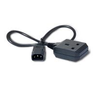 APC Cable de alimentación - AP9881 - de C14 a BS1363 (Reino Unido), 0,6 m, Color Negro