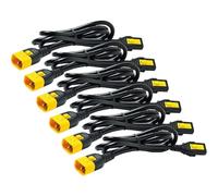 APC Juego de cables de alimentación - AP8702S-WW - Cables de alimentación (6 ea, cierre, C13 a C14, 0,6 m)