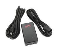 APC NBAC0303NA adaptador e inyector de PoE - Adaptador/inyector de PoE (Negro, 60 x 102 x 32 mm, 170 g, 248 mm, 181 mm, 62 mm)