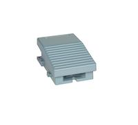 Schneider Electric XPEM110 XPE-M Conmutador Pedal Sencillo sin Cubierta Metálico, 1 NC + 1 NA, Azul
