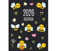 Ape Agenda 2026: Pianificatore Giornaliera di 12 Mesi con Calendario 2026