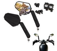 APEBAZY 7/8" 22 mm Espejos Moto Homologados E24 E-mark 8 mm 10 mm Retrovisores Moto para Enduro Scooter Quad ATV