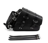 APEBAZY Alforjas Moto Custom Negro Alforjas Laterales Moto lado derecho | maletas moto laterales vintage alforjas laterales moto