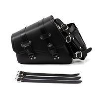 APEBAZY Alforjas Moto Custom Negro Alforjas Laterales Moto lado izquierdo | maletas moto laterales vintage alforjas laterales moto