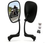 APEBAZY MotocicletaMotocicleta Espejo Aleación de Aluminio Ciclismo Reflector Amplio Motocicleta Scooter Espejo Retrovisor Izquierda Derecha